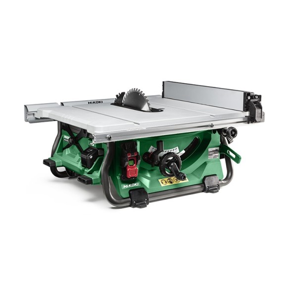 Scie de table sans-fil Hikoki C3610DRJW4 - 36V - Moteur sans balais, frein électrique - Sans batterie ni chargeur