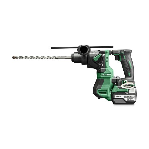 Marteau perforateur sans-fil Hikoki DH18DPA - 18V - Compact et léger, avec 2 batteries 5.0Ah et chargeur inclus