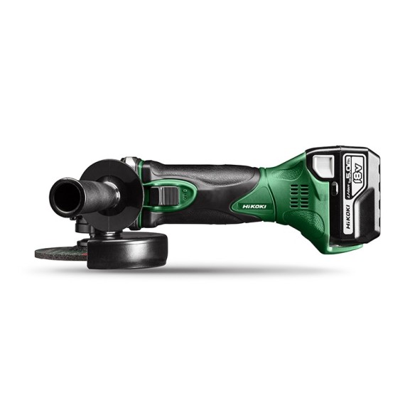 Mini meuleuse Hikoki G18DSL2 - 125 mm - 18V - Avec deux batteries de 5,0 Ah et chargeur inclus