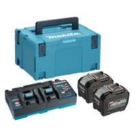 Kit d'alimentation Makita 191Y97-1 - 40Vmax, 2 batteries 8,0Ah, chargeur rapide, Coffret Makpac
