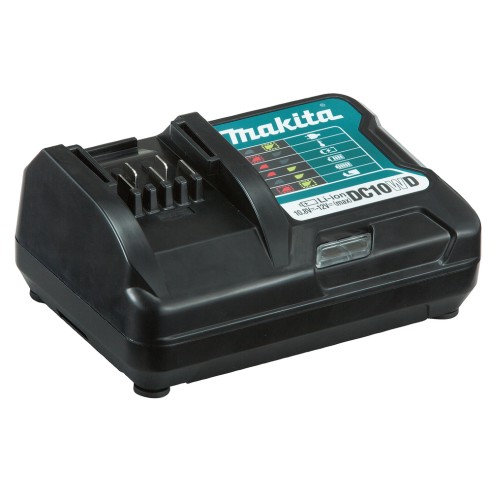 Chargeur de batteries Makita 197343-0 - Compatible avec 10,8V et 12V - Charge rapide en 50 min