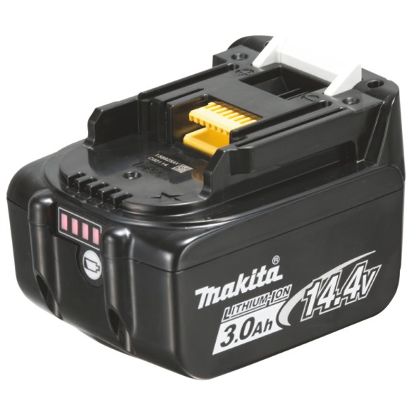 Batterie Li-ion 14,4V 3,0Ah Makita 197615-3 - Protection contre la surcharge et niveau de batterie