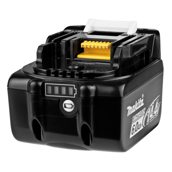 Batterie Li-ion 14,4V Makita 632G42-4 - 6,0 Ah, indicateur de niveau, circuit de protection